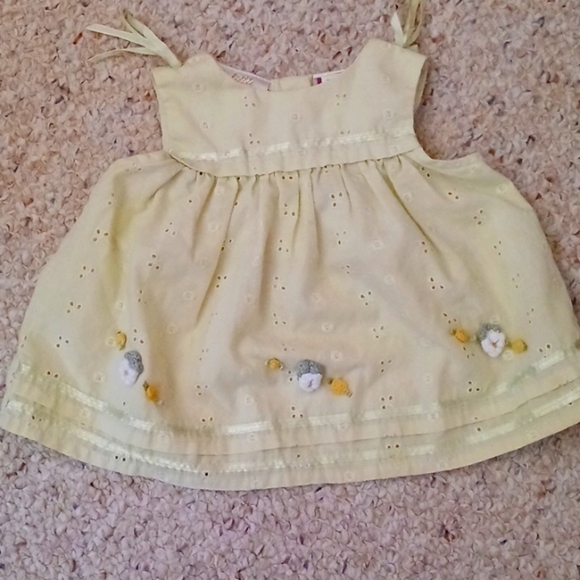 Vintage Spring Green Baby Dress - Picture 1 of 5